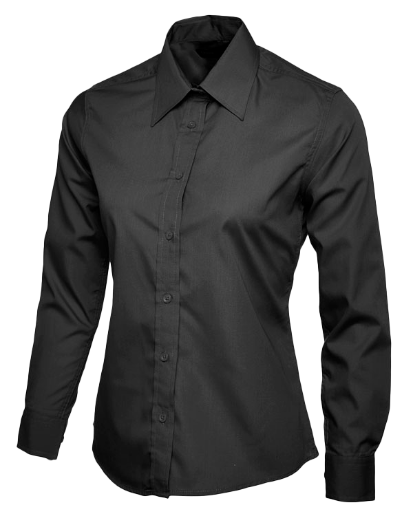 Ladies Long Sleeve Poplin Shirt
