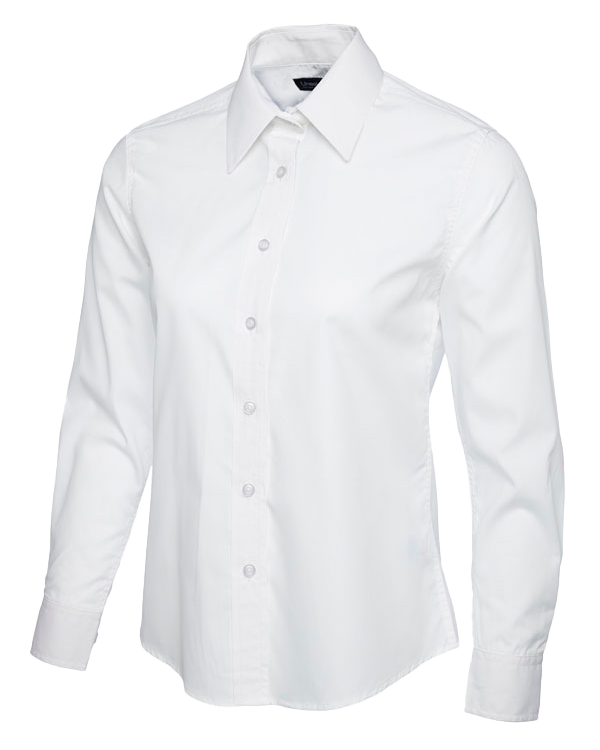 Ladies Long Sleeve Poplin Shirt