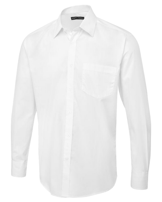 Men's Long Sleeve Poplin Shirt